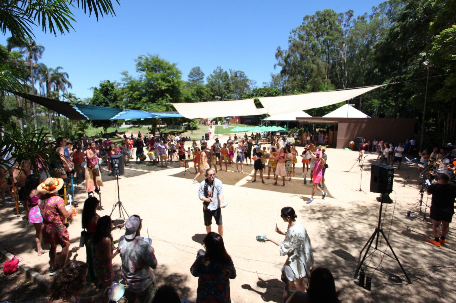 Ensaio do Bloco do Batiza, no Parque Palácio.-Edésio Ferreira/EM/D.A. Press