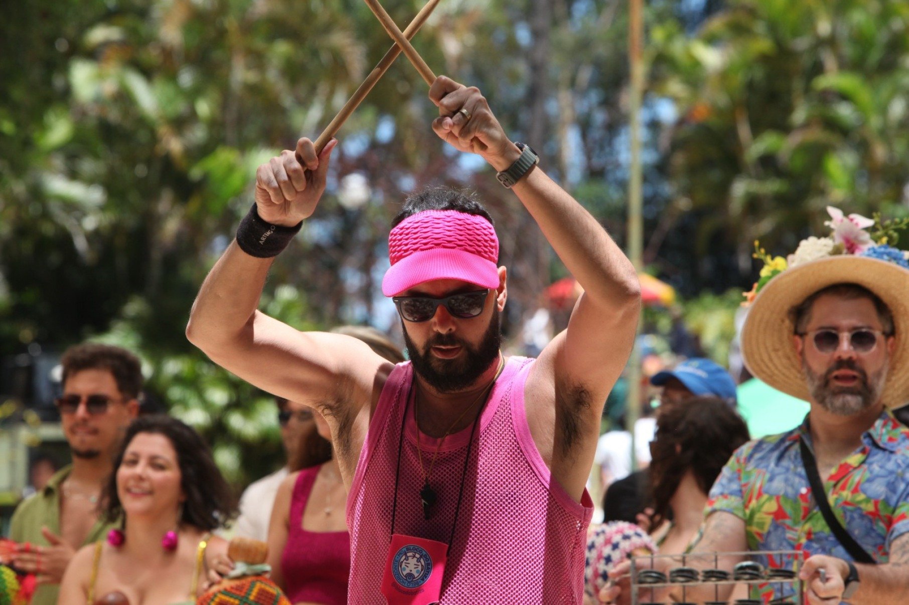 Ensaio do Bloco do Batiza, no Parque Palácio.-Edésio Ferreira/EM/D.A. Press