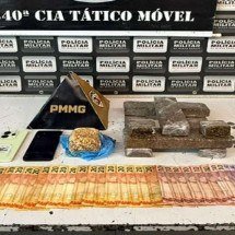 PM prende casal e desmonta esquema de envio de drogas em Divinópolis - PMMG/Divulga&ccedil;&atilde;o
