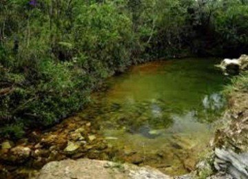 O local onde o corpo foi encontrado é raso, o que reforça a tese de que ele tenha passado mal -  (crédito: Redes sociais)