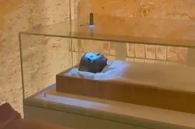 Arqueólogos da Universidade do Cairo alertaram para o risco de desabamento da tumba de Tutankamon, no Vale dos Reis, após identificarem rachaduras que atravessam o teto da entrada e das câmaras funerárias. -  (crédito: divulgação Egp Viagens )