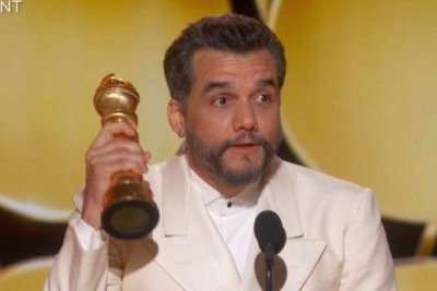 Wagner Moura ganhou Globo de Ouro de Melhor Ator em Filme de Drama -  (crédito: Golden Globes / Reprodução)