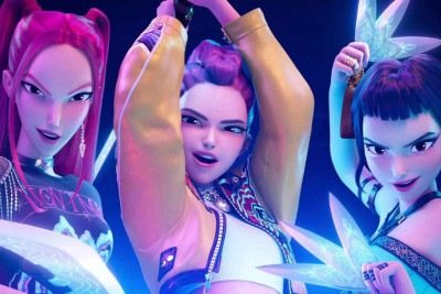 'Guerreiras do k-pop' levou dois prêmios no Globo de Ouro 2026 -  (crédito: Netflix)