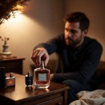 Amadeirados ou cítricos, perfumes masculinos que seduzem - imagem gerada por i.a 