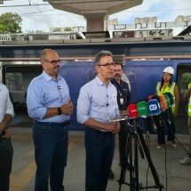 Primeiro teste da extensão da Linha 1 do metrô BH é realizado nesta terça - Izabella Caixeta/EM/D.A Press
