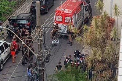 Caso ocorreu na tarde desta terça-feira (13) na Rua Itororó -  (crédito: Reprodução)