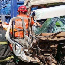 Acidente fecha BR-381 e causa 20 km de fila na Grande BH - Divulga&ccedil;&atilde;o/Corpo de Bombeiros