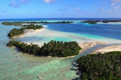 Vários países-ilha do Oceano Pacífico já vem enfrentando consequências dramáticas do aumento do nível do mar, resultado direto do aquecimento global. -  (crédito: Reprodução/YouTube)