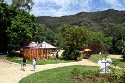 Em meio a calmaria, a antiga resid&ecirc;ncia oficial dos governadores de Minas Gerais vem sendo ressignificado como um espa&ccedil;o de conviv&ecirc;ncia para toda a fam&iacute;lia -  (crédito: Jair Amaral/EM/D.A. Press)