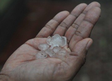 Inmet alerta para queda de granizo em cidades de MG; veja se a sua está na lista -  (crédito: Gladyston Rodrigues/EM/D.A Press)