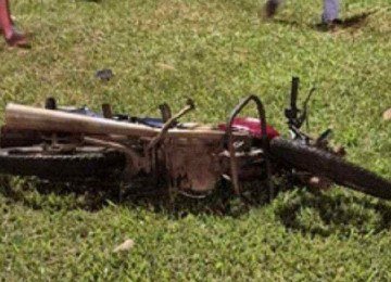 Motorista foi identificado e preso em flagrante. Ele adulterou a placa do carro -  (crédito: CBMMG)