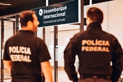 Quando os criminosos desembarcaram, eram aguardados por policiais federais -  (crédito: PF)