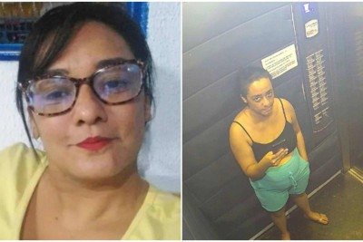 No dia em que desapareceu, Daiana foi vista às 18h50 quando foi flagrada por câmeras de segurança do edifício -  (crédito: TV Alterosa Goiás / Reprodução)