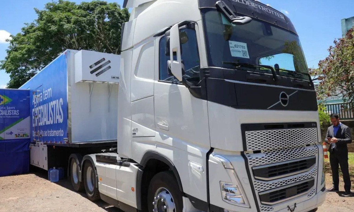 Ao todo, 41 carretas de saúde estão em funcionamento em todas as unidades da federação -  (crédito: Fabio Rodrigues-Pozzebom/ Agência Brasil)