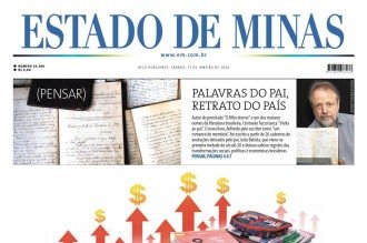 Confira a capa do Estado de Minas do dia 17/01/2026