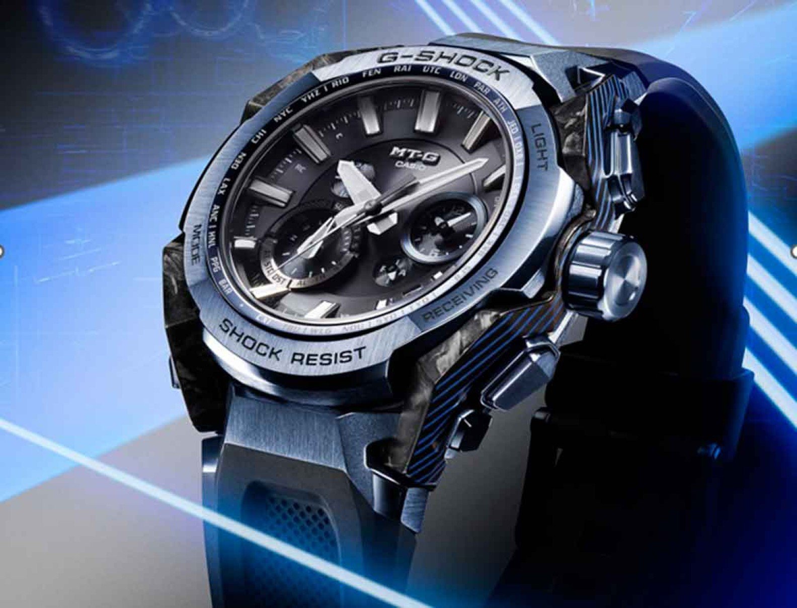 Recente linha de rel&oacute;gios resistentes a impactos da G-Shock