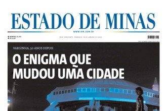 Confira a capa do Estado de Minas do dia 18/01/2026