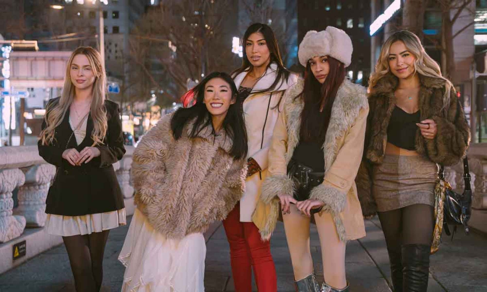 Luanny Vital, Camila Kim, Morena M&ocirc;naco, Katy Dias e Mariana Tollendal participam do doc-reality da Netflix