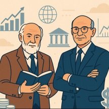 Eles moldam o mundo com suas ideias; conheça expoentes da Economia - Imagem gerada por i.a 