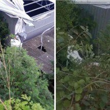 Avião cai em Guarapari e destrói parte de galpão  - Divulgação