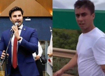 Pedro Rousseff e Nikolas Ferreira já protagonizaram embates nas redes sociais -  (crédito: Rafaella Ribeiro/CMBH e Reprodução/Redes Sociais)