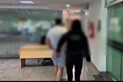 Homem foi preso no último dia 11. Investigação está em andamento -  (crédito: Divulgação/PCDF)
