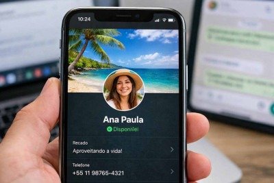 Whatsapp começa testes de foto de capa no aplicativo -  (crédito: imagem gerada por inteligência artificial/Acervo Estado de Minas)