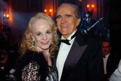 Scheyla e Carlos Carneiro Costa na festa de 80 anos do Automóvel Clube, em outubro de 2006 -  (crédito: Marcos Vieira/EM/D.A Press/27/10/2006)