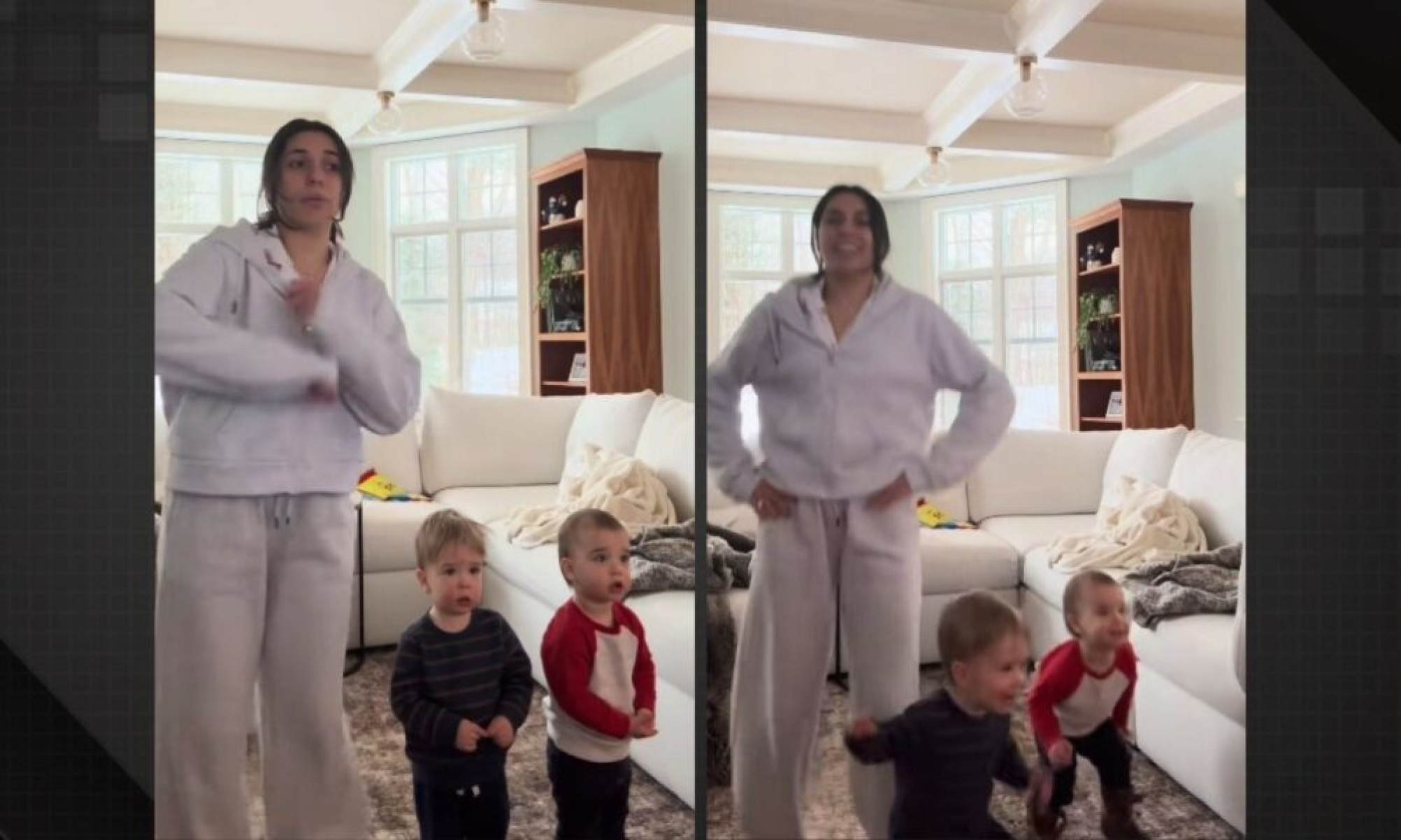 Vídeo: babá compara músicas infantis brasileiras e americanas e reação de crianças viraliza -  (crédito: Tupi)