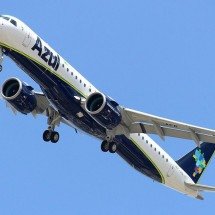 A nova rota da Azul será em aeronaves Embraer E2, com capacidade para transportar até 136 pessoas -  (crédito: Azul/Divulgação)