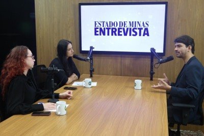 Cassio Soares, presidente do PSD em Minas Gerais, durante entrevista no podcast EM Entrevista -  (crédito: Marcos Vieira/EM/D.A.Press)