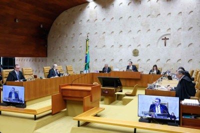 Plenário do STF: Investigação ocorre em segredo de Justiça, mas Supremo foi para o olho do furacão -  (crédito: Antonio Augusto/SCO/STF – 29/4/24)