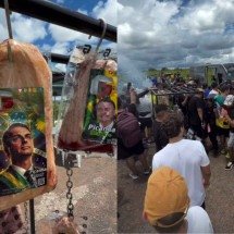 Frigorífico bolsonarista faz churrasco na caminhada de Nikolas - Reprodução/Instagram 