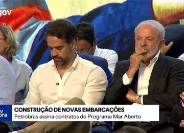 Eduardo Leite e Lula em agenda em Rio Grande (RS) -  (crédito: Reprodução/Youtube)