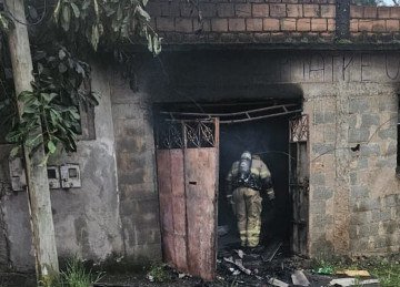 Quando os bombeiros chegaram, encontraram a v&iacute;tima j&aacute; sem vida -  (crédito: CBMMG/Divulga&ccedil;&atilde;o)