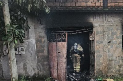 Quando os bombeiros chegaram, encontraram a v&iacute;tima j&aacute; sem vida -  (crédito: CBMMG/Divulga&ccedil;&atilde;o)