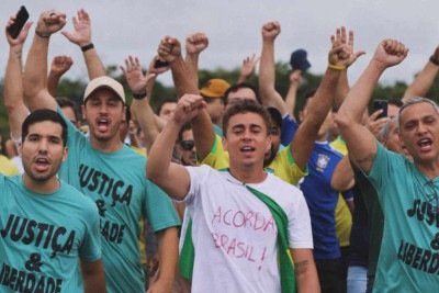 ‘Likes’ de caminhada levam base bolsonarista a surfar na onda de Nikolas -  (crédito: Platobr Politica)