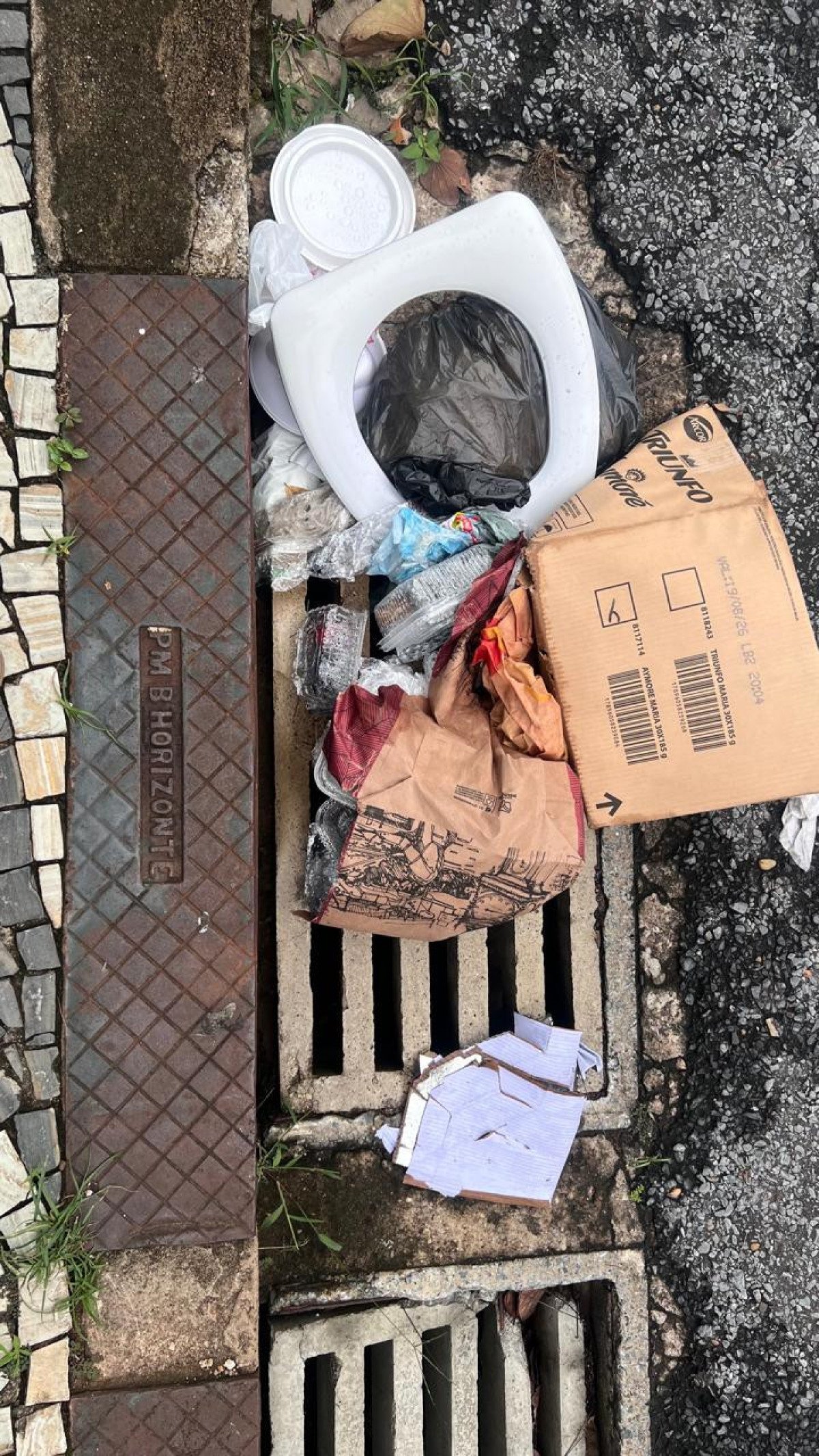 Lixo se acumula no bairro Caiçaras, região Noroeste de BH