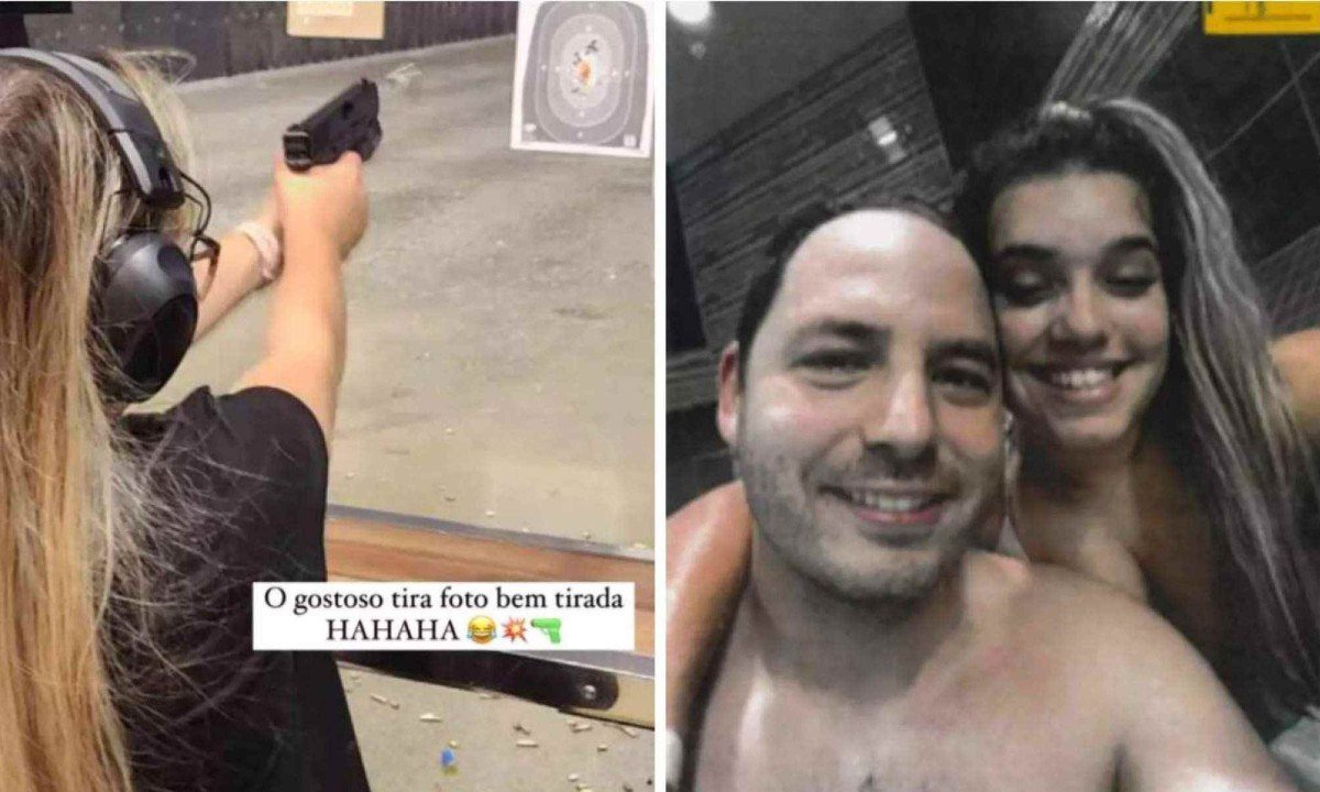 Juliana publicou imagens com o amante, Brendan Banfield