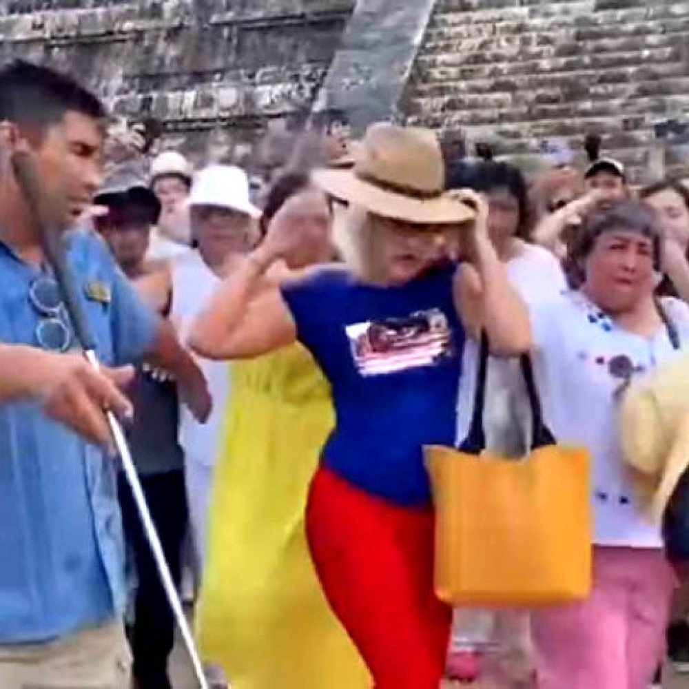 Pra quem não viu: Turistas que fizeram vergonha em locais por onde passaram - Reprodução do TIK TOK