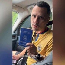 Cleitinho leva carteira de trabalho para caminhada com Nikolas - Reprodução/Redes Sociais