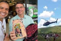 O passado do helicóptero usado por bolsonarista para distribuir ‘picanha Bolsonaro’