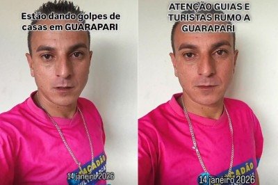 Influenciador mineiro Luciano Pacheco relata as experiências negativas em Guarapari -  (crédito: Reprodução/Instagram)