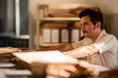 Wagner Moura em cena de 'O agente secreto' -  (crédito: VICTOR JUCÁ/DIVULGAÇÃO)