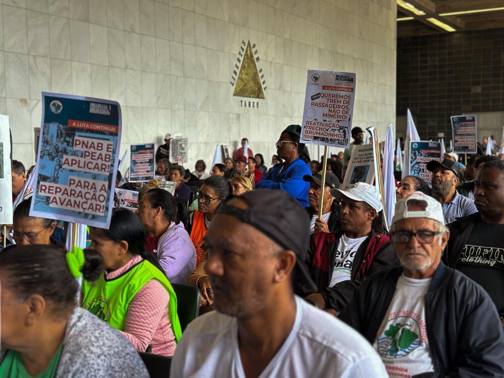 Atingidos pelo crime da Vale reúnem-se em Belo Horizonte para denunciar a falta de diálogo e de atuação efetiva das Instituições de Justiça-Quéren Hapuque/EM/DA Press