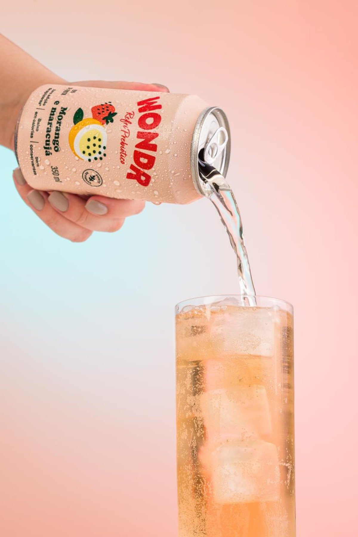 Prebi&oacute;ticos, suco de frutas, aromas e ado&ccedil;antes naturais: a Wondr investe em uma receita sem excesso de ingredientes