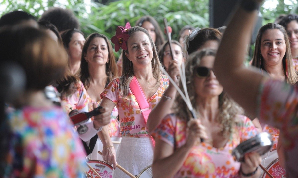 Ensaio do Bloco As Charangueiras-Alexandre Guzanshe/EM/D.A. Press