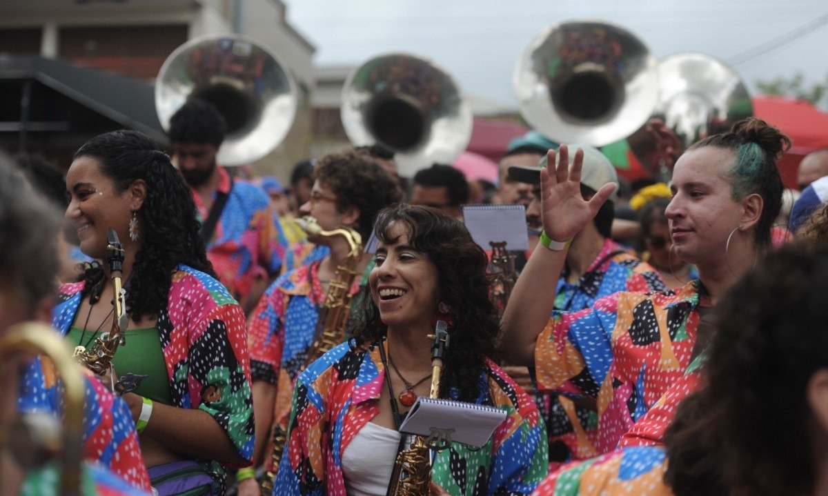 Ensaio do Bloco Terno do Binga-Alexandre Guzanshe/EM/D.A. Press