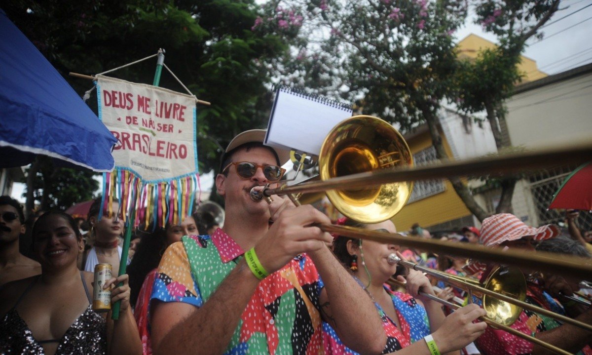 Ensaio do Bloco Terno do Binga-Alexandre Guzanshe/EM/D.A. Press