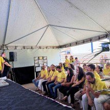 Técnicos da Unesco e autoridades municipais se reuniram em dezembro em Mariana para apresentação de estratégias para implantar o Museu do Território -  (crédito:  Raíssa Alvarenga/Prefeitura de Mariana/Divulgação)